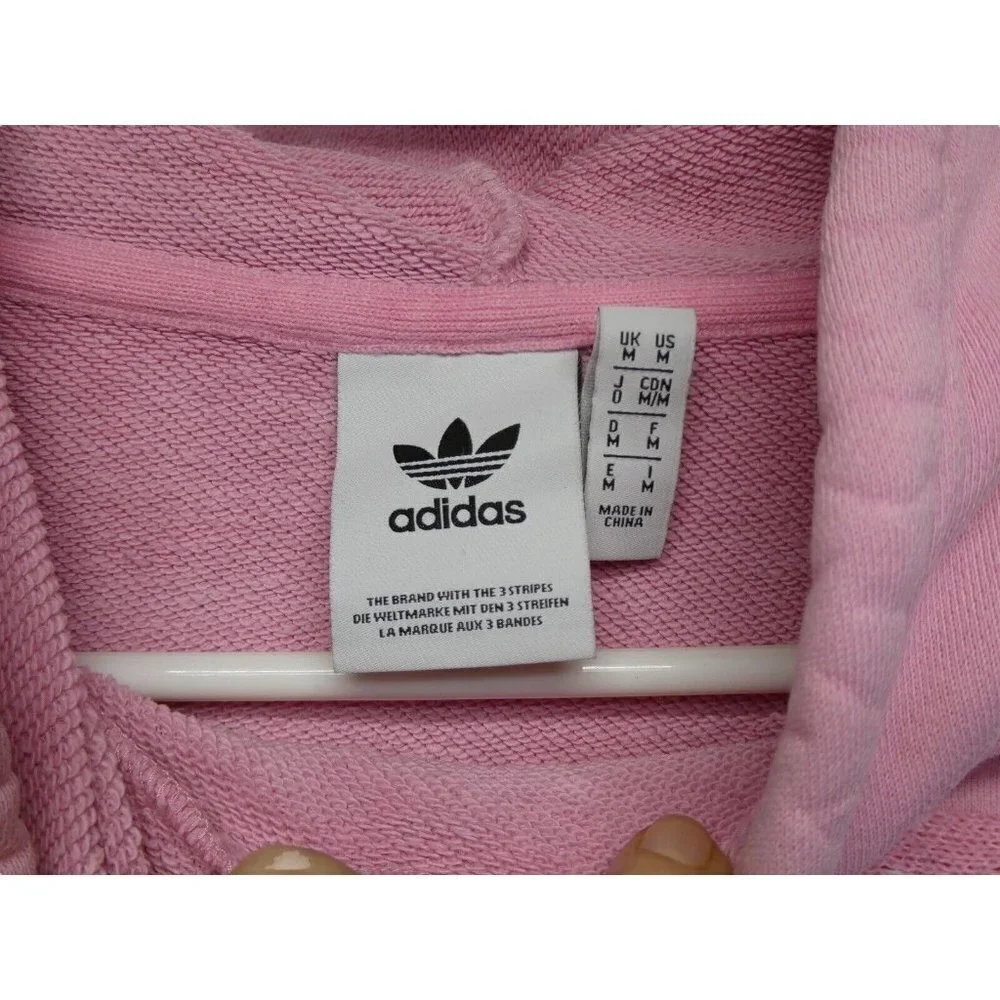 Adidas REAL SCARF Men‎ Hoodie Size M Pink Soccer